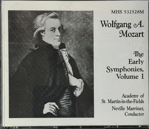 Wolfgang A. Mozart - Academy Of St. Martin-in-the-Fields, Sir Neville Marriner – The Early Symphonies, Volume 1 (3 x CD, Reissue, Stereo, 1990, Musical Heritage Society MHS 532528M)