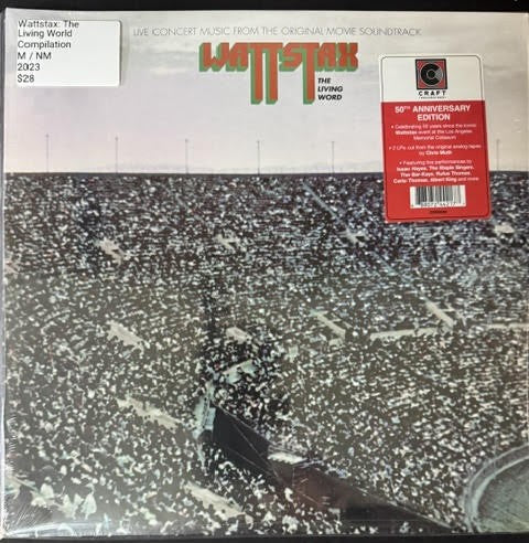 Various – Wattstax: The Living Word (2×Vinyl LP, 2023, Craft Recordings CR00539, 50th Anniversary Edition)