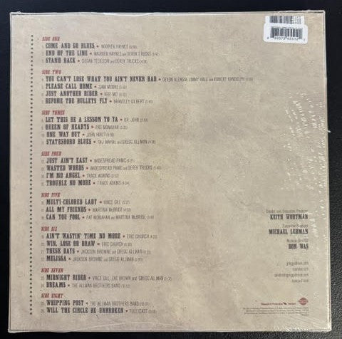 Various – All My Friends: Celebrating The Songs & Voice Of Gregg Allman (4 x Vinyl, LP, Album, Limited Edition, Stereo, Gold, 2022, Rounder Records 1166101842)