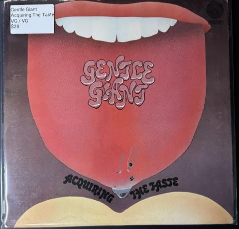 Gentle Giant – Acquiring The Taste (LP, Album, Reissue, Terre Haute Pressing, Vertigo VEL-1005)