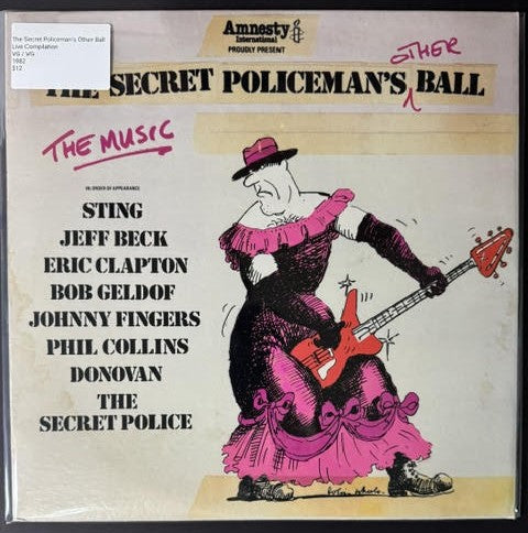 Various – The Secret Policeman's Other Ball (The Music) (Vinyl, LP, Album, 1982, Island Records / Springtime ILPS 9698, Winchester Pressing)