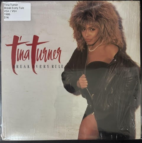 Tina Turner – Break Every Rule (Vinyl, 1986, Capitol PJ-12530, BMG Direct / RCA Music Service Club Edition)