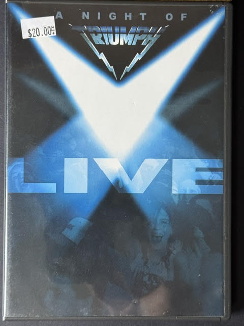 Triumph – A Night Of Triumph (DVD, DVD-Video, Multichannel, NTSC, Reissue, Remastered, Stereo, Round Hill Records RHR017)