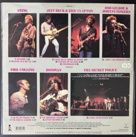 Various – The Secret Policeman's Other Ball (The Music) (Vinyl, LP, Album, 1982, Island Records / Springtime ILPS 9698, Winchester Pressing)