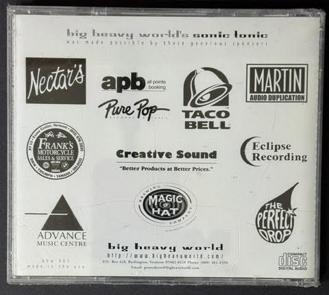 Various Artists – Big Heavy World's Sonic Tonic (CD, 1996, Big Heavy World Records 001)