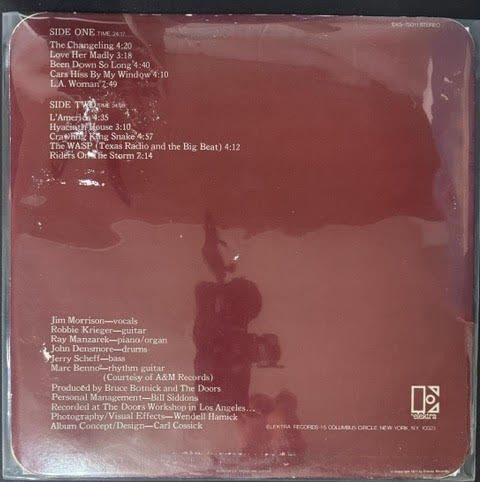 The Doors – L.A. Woman (Vinyl LP, 1971, Elektra EKS-75011, Stereo, Pitman Pressing)