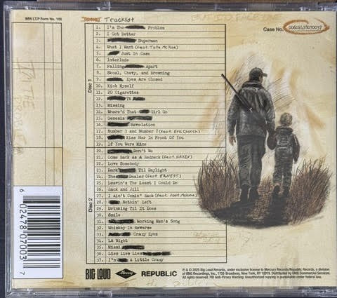 Morgan Wallen – I’m The Problem (2-CD Album, Target Exclusive, 2025, Big Loud Records / Mercury / Republic Records 602478070037)