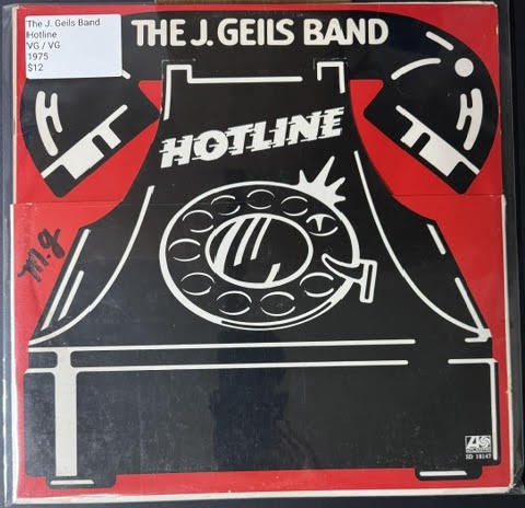 The J. Geils Band – Hotline (LP, Album, Repress, Presswell Pressing, 1975, Atlantic SD 18147)
