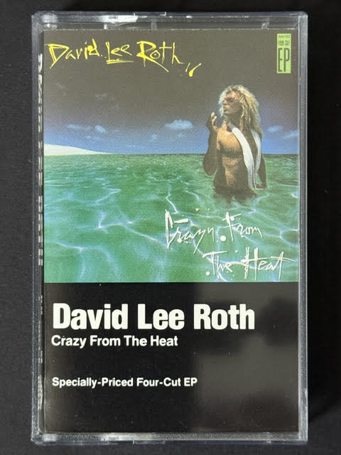 David Lee Roth – Crazy From The Heat (Cassette, 1985, Warner Bros. Records WB 9 25222-4 B, SR, Dolby HX Pro)