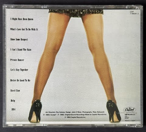 Tina Turner – Private Dancer (CD, 1984, Capitol Records CDP 7 46041 2, Made in Japan)
