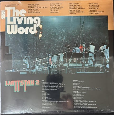 Various – The Living Word—Wattstax 2 (2×Vinyl LP, 2023, Stax / Craft Recordings CR00537, 50th-Anniversary Edition)