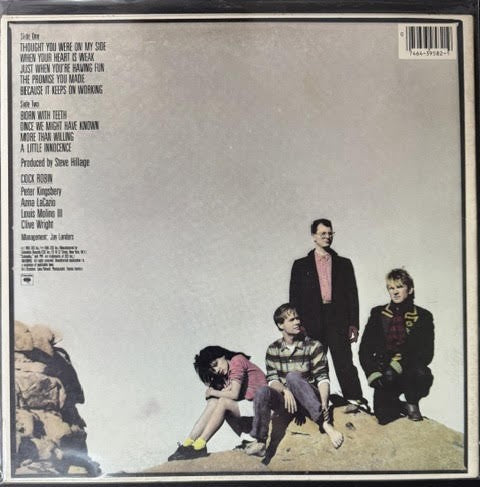 Cock Robin – Cock Robin (Vinyl LP, 1985, Columbia BFC 39582, Pitman Pressing)