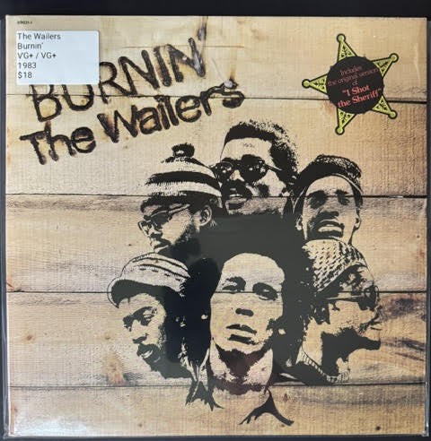 The Wailers – Burnin' (LP, 1983, Island Records 90031-1, Gatefold, Specialty Pressing)