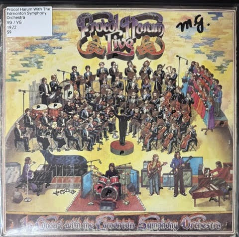 Procol Harum In Concert With The Edmonton Symphony Orchestra – Live (Vinyl LP, 1972, A&M Records SP 4335, Pitman Pressing)