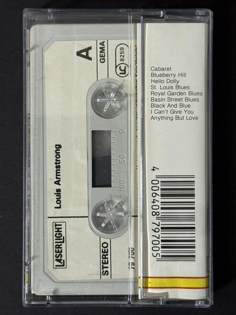Louis Armstrong – Jazz Collector Edition (Cassette, Laserright, Dolby Stereo, 46 Min.)