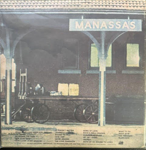 Stephen Stills, Manassas – Manassas (2×LP, 1972, Atlantic SD 2-903, Stereo, CP / Pitman Pressing, Auto-Coupled)