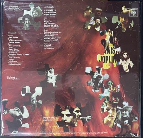 Janis Joplin – I Got Dem Ol’ Kozmic Blues Again Mama! (LP, Album, Pitman Pressing, 1969, Columbia KCS 9913)