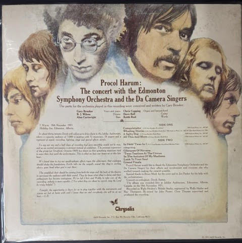 Procol Harum In Concert With The Edmonton Symphony Orchestra – Live (Vinyl LP, 1972, A&M Records SP 4335, Pitman Pressing)