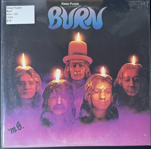 Deep Purple – Burn (LP, Album, Pitman, 1974, Warner Bros. Records – W 2766 / Purple Records – W 2766)