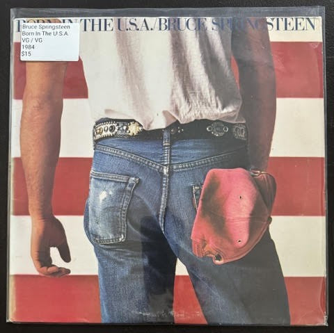 Bruce Springsteen – Born In The U.S.A. (Vinyl, 1984, Columbia QC 38653, Pitman Pressing, No Triangle, Customatrix)