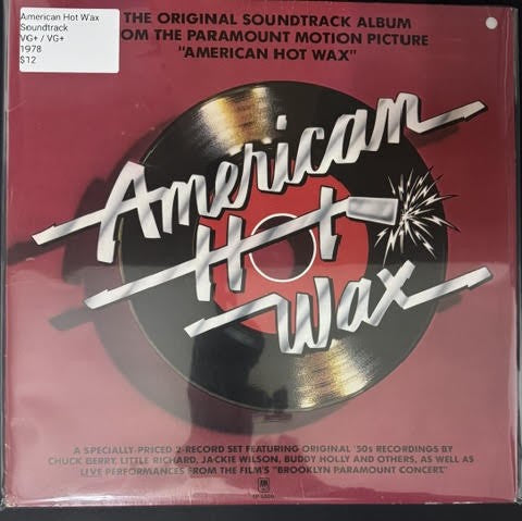 Various – The Original Soundtrack Album From The Paramount Motion Picture "American Hot Wax" (2x Vinyl LP, 1978, A&M Records SP-6500)