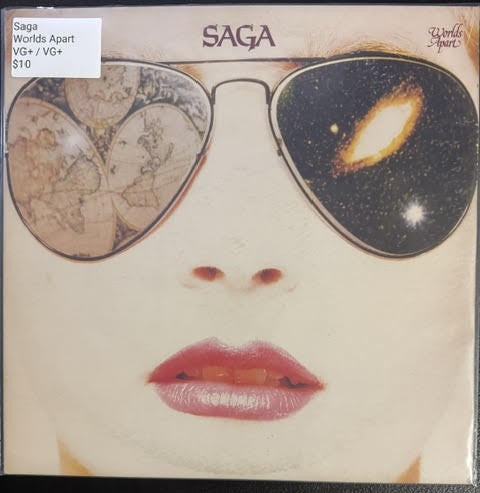 Saga – Worlds Apart (Vinyl LP, Portrait PR 38246, US Reissue, Pitman Pressing)