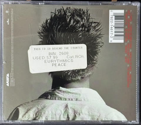 Eurythmics – Peace (CD, 1999, Arista 07822-14617-2, JVC Disc America Pressing)