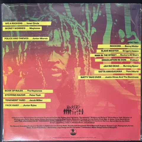 Various – Rockers The Original Soundtrack From The Film (Vinyl LP, 1979, Mango MLPS-9587, Keel Pressing)