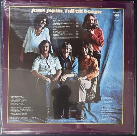 Janis Joplin – Pearl (LP, Album, Stereo, Pitman Pressing, 1971, Columbia KC 30322)