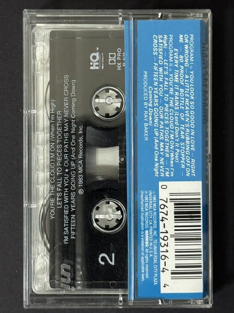 George Strait – Right Or Wrong (Cassette, MCA Records MCAC-39316, Clear Shell Reissue, Dolby HX Pro)