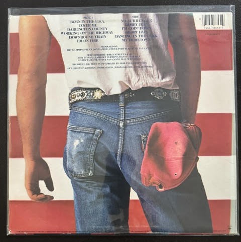 Bruce Springsteen – Born In The U.S.A. (Vinyl, 1984, Columbia QC 38653, Pitman Pressing, No Triangle, Customatrix)