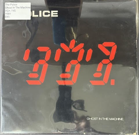 The Police – Ghost In The Machine (Vinyl LP, 1981, A&M Records SP-3730, CRC Terre Haute Pressing)