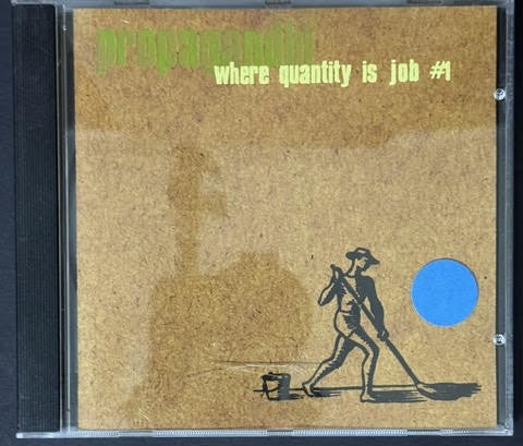 Propagandhi – Where Quantity Is Job #1 (CD, 1998, G7 Welcoming Committee Records G7-007)