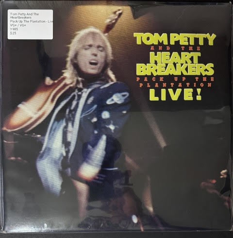 Tom Petty And The Heartbreakers – Pack Up The Plantation - Live! (2 x Vinyl LP, 1985, MCA Records MCA2-8021, Columbia House CRC Issue)
