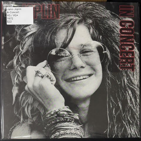 Janis Joplin – Joplin In Concert (2×Vinyl, LP, Album, Stereo, Pitman Pressing, Gatefold, 1972, Columbia C2X 31160)