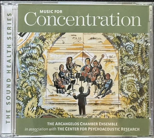 The Arcangelos Chamber Ensemble – Music For Concentration (CD, 1999, Advanced Brain Technologies 673209010127)