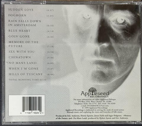Eric Andersen – Memory Of The Future (CD, Album, 1999, Appleseed Recordings Appleseed 1028)