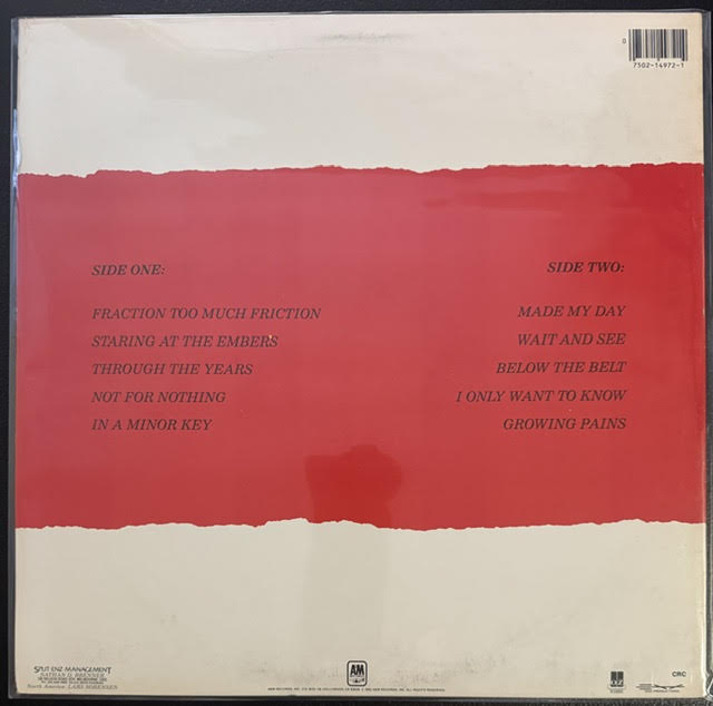 Tim Finn – Escapade (Vinyl, LP, Album, Club Edition, CRC, Stereo, 1983, A&M Records SP-4972)