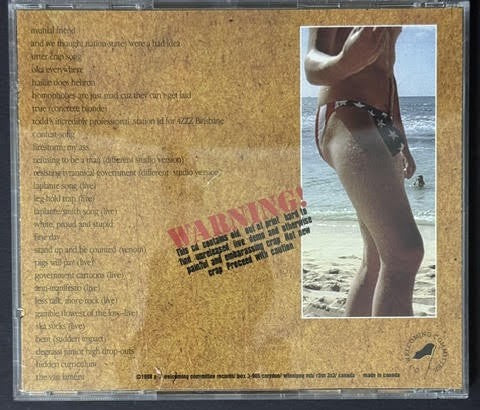 Propagandhi – Where Quantity Is Job #1 (CD, 1998, G7 Welcoming Committee Records G7-007)