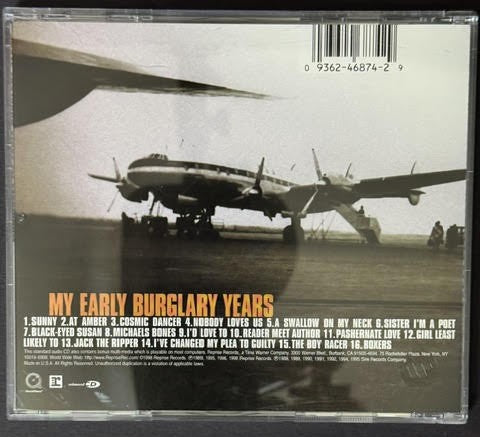Morrissey – My Early Burglary Years (CD, 1998, Reprise Records 9 46874-2, US Enhanced WEA Mfg. Olyphant Pressing)