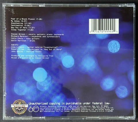 Porcupine Tree – Fear Of A Blank Planet (CD, 2007, Atlantic 2-115900, U.S. Cinram Olyphant Pressing)