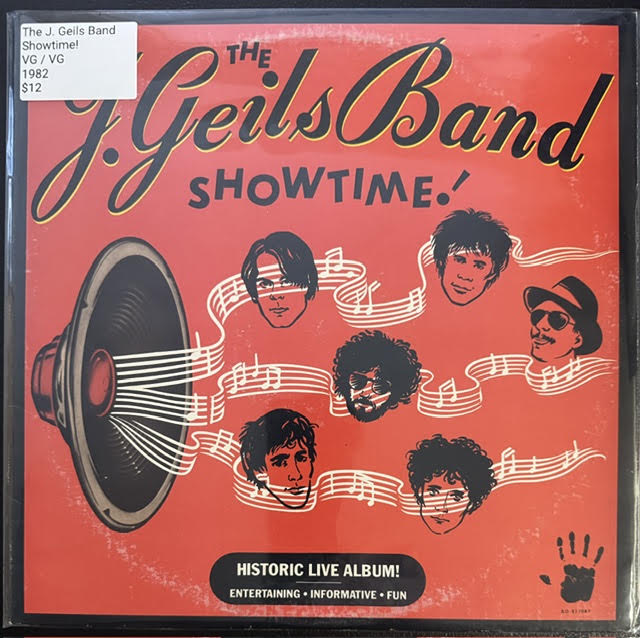 The J. Geils Band – Showtime! (LP, Album, Club Edition, Pitman Pressing, 1982, EMI America SO-17087)