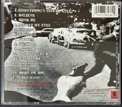 Agnostic Front – Something's Gotta Give (CD, 1998, Epitaph 86536-2, US)