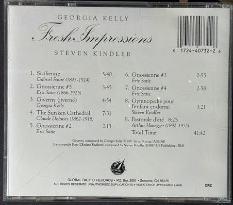 Georgia Kelly & Steven Kindler – Fresh Impressions (CD, Global Pacific 40732, US)