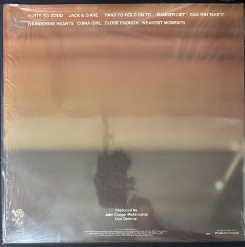 John Cougar – American Fool (Vinyl LP, 1982, Riva RVL 7501, Columbia House Club Edition)