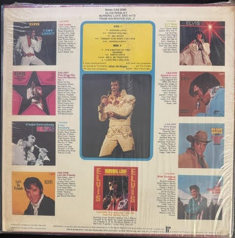 Elvis Presley – Burning Love And Hits From His Movies Vol. 2 (Vinyl LP, 1972, RCA Camden / Pickwick CAS-2595, US Compilation)
