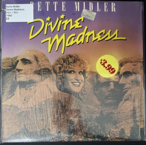 Bette Midler – Bette Midler (Vinyl LP, 1973, Atlantic SD 7270, SP Pressing)