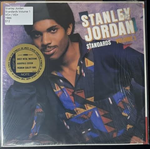 Stanley Jordan – Standards Volume 1 (LP, Album, Specialty Records Pressing, 1986, Blue Note BT 85130 / BT-85130)