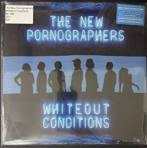 The New Pornographers – Whiteout Conditions (LP, 2017, Concord Records CRE00417, Limited Edition White Vinyl)