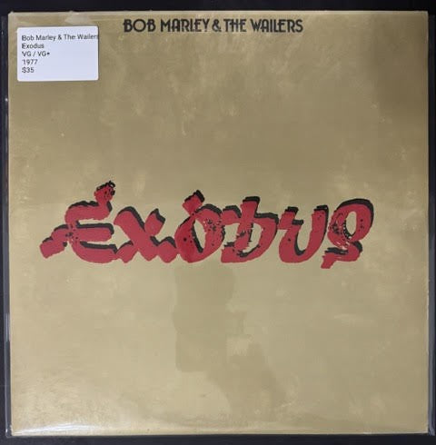 Bob Marley & The Wailers – Exodus (Vinyl LP, 1977, Island Records ILPS 9498, Pitman Pressing, Black Labels)